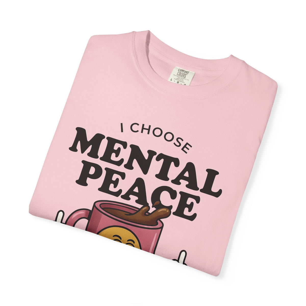 Hot Coffee Character Shirt Coffee Gag Unisex Gift Line Art Tee Coffee T-Shirt