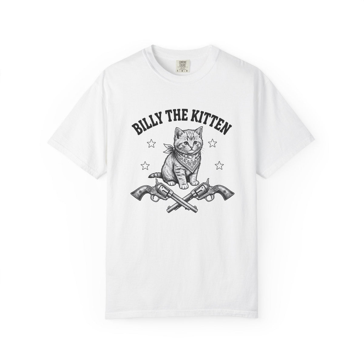 Cowboy Kitten Shirt Cat Western Unisex Gift Vintage Tee product image 1