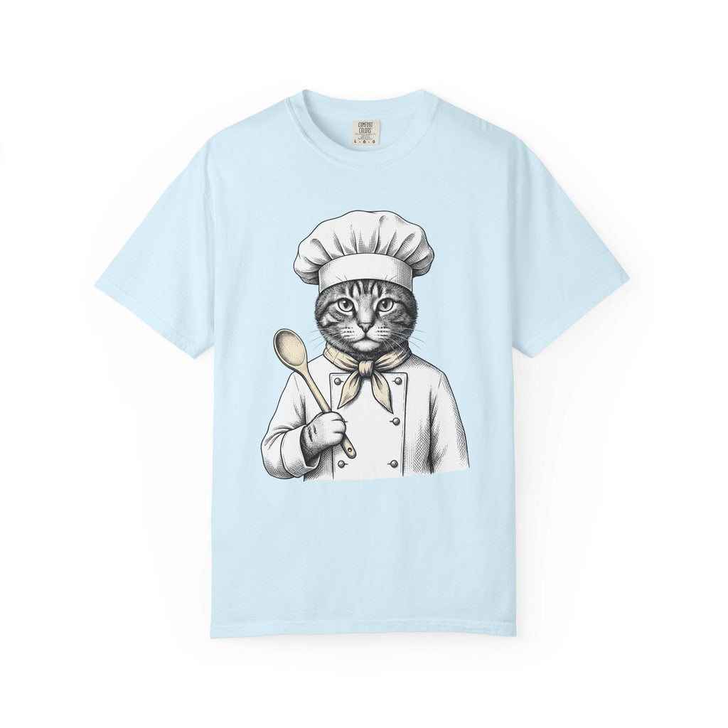 Cat Chef Shirt Cookery Gift Women Cartoon Tee Kitten product image 2