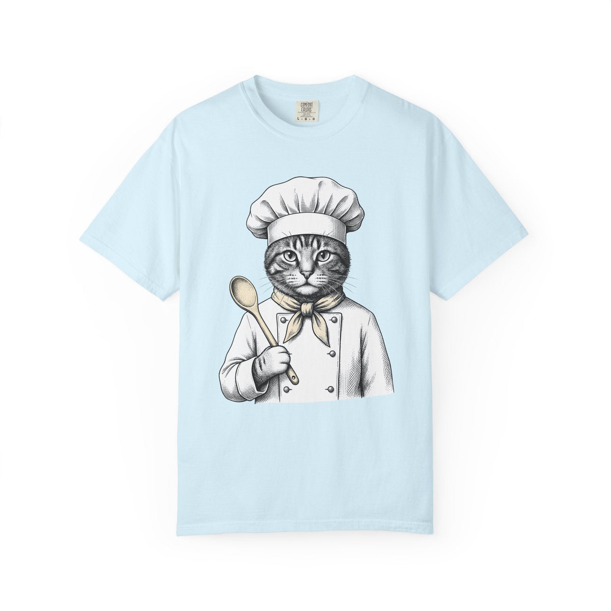 Cat Chef Shirt Cookery Gift Women Cartoon Tee Kitten product image 2