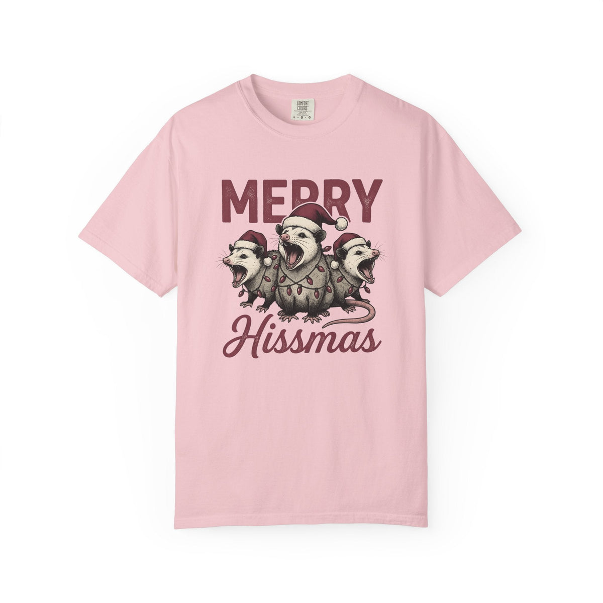 Possum Santa Hats Shirt Christmas Nature Unisex Gift Sketch product image 3