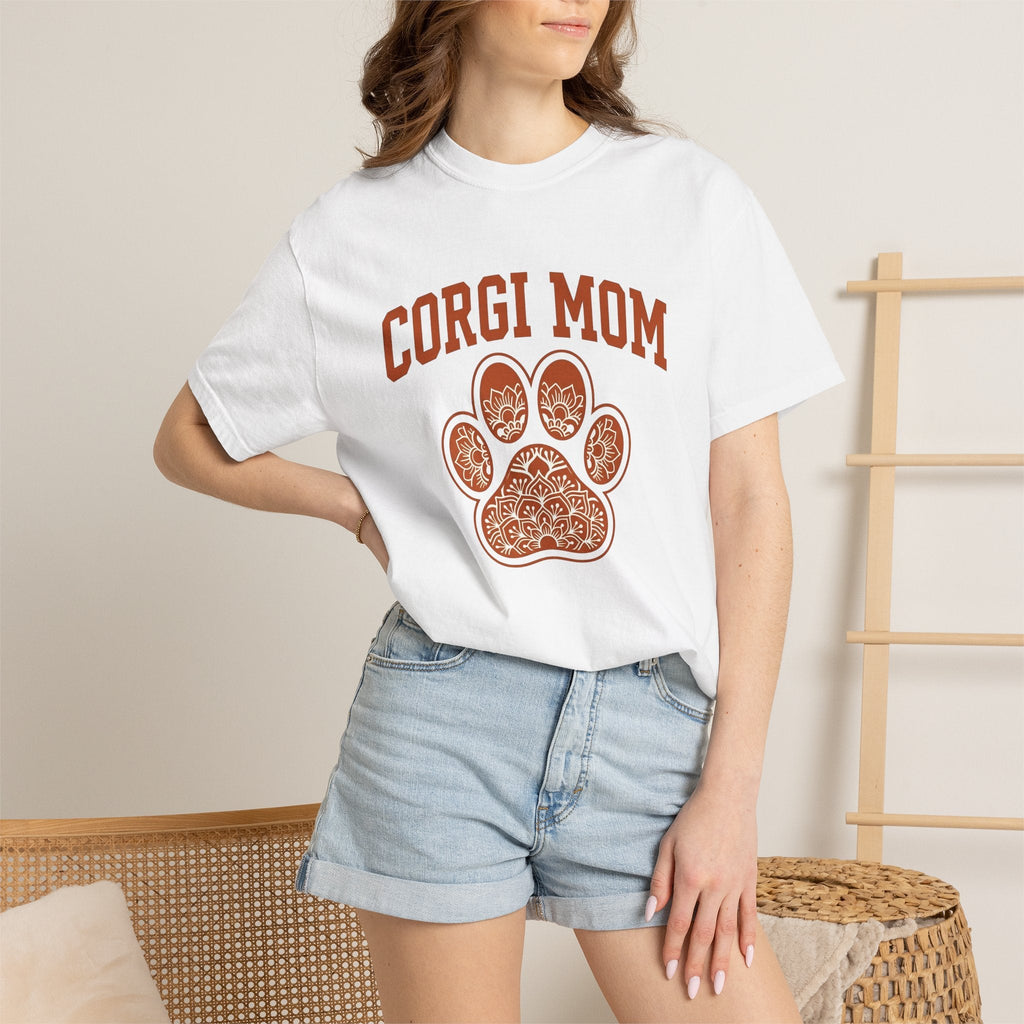 Corgi Paw Shirt Dog Pet Unisex Gift Boho Tee T-Shirt Fan product image 6