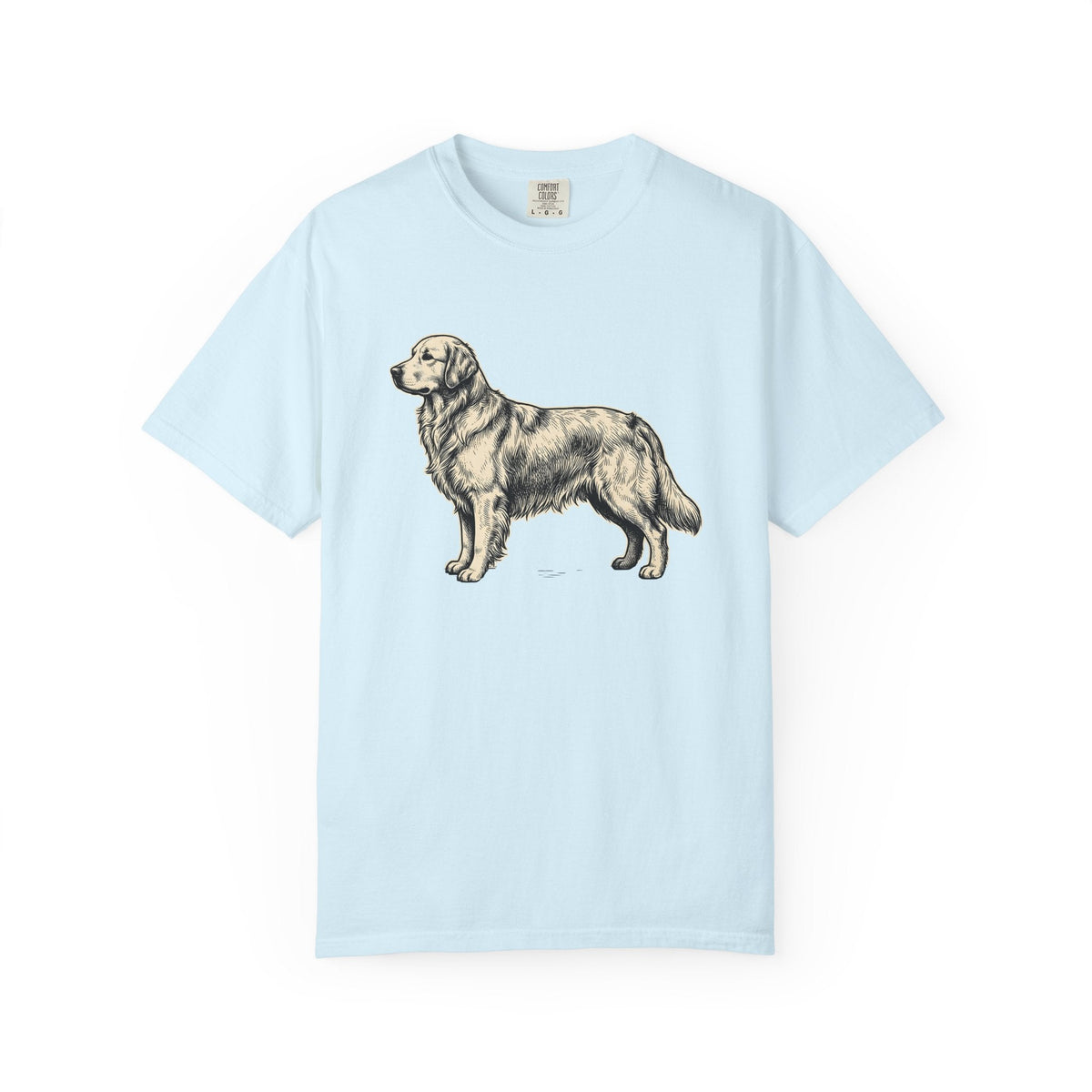 Golden Retriever Shirt Dog Pets Unisex Gift Hand Drawn Tee product image 2
