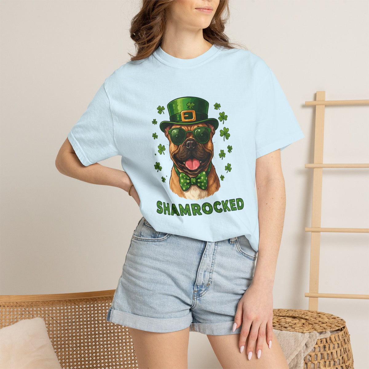 Canine Leprechaun Shirt St Patrick's Day Animal Unisex Gift product image 9