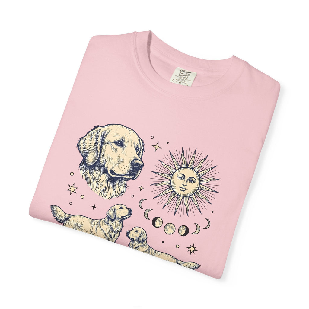 Golden Retriever Shirt Dog Planets Gift Women Sketch Tee product image 11