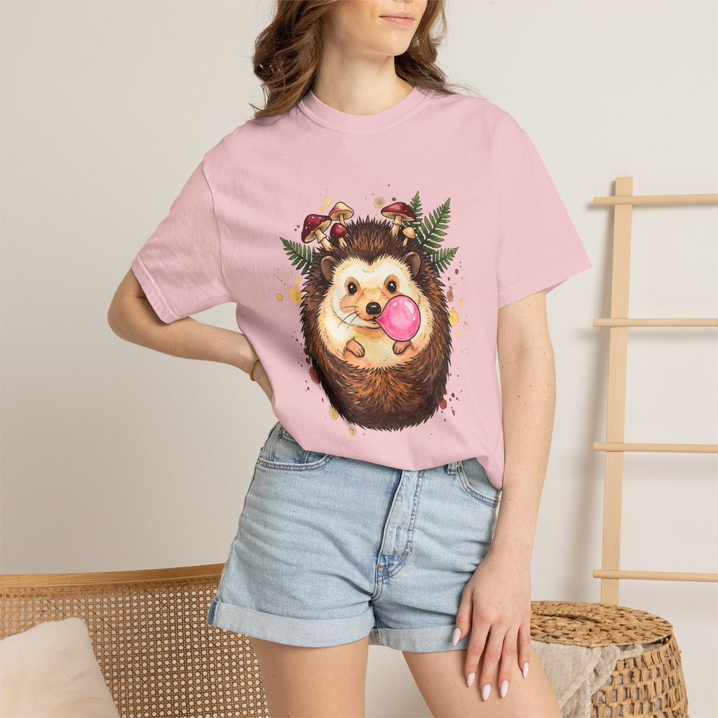 Hedgehog Art Shirt Animals Vintage Unisex Gift Paint Tee product image 12