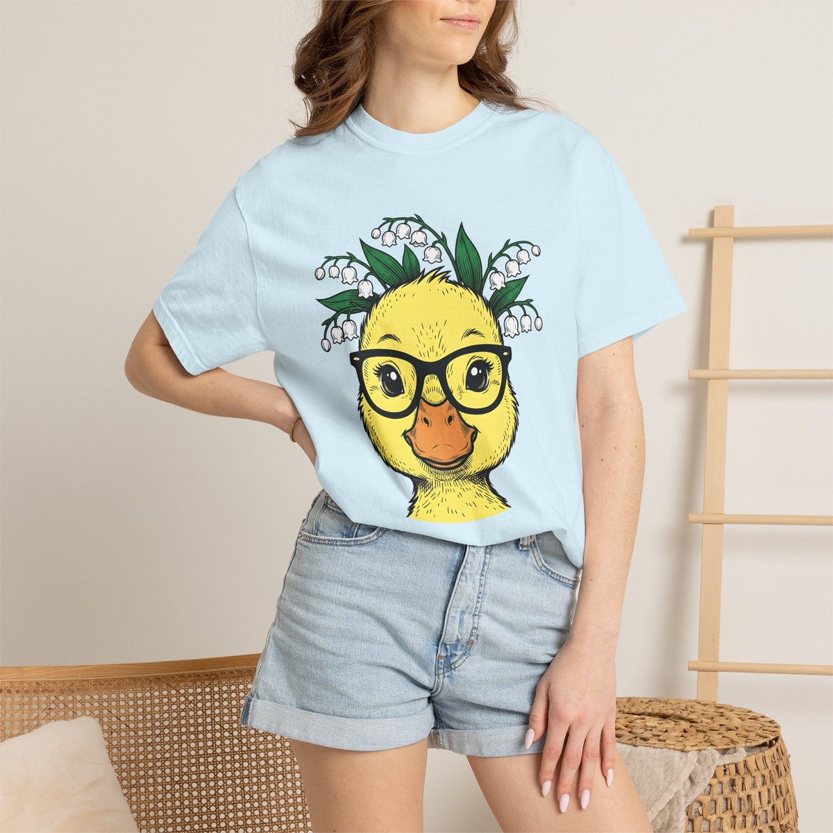 Duck Chick Spectacles Shirt Easter Creature Unisex Gift product image 9