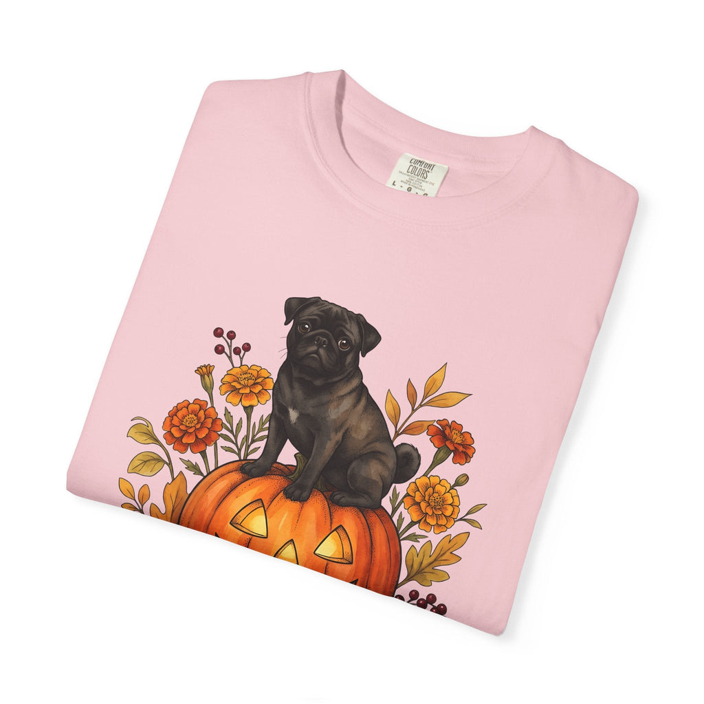 Pug Pumpkin Shirt Halloween Canine Fan Unisex Gift Old product image 12