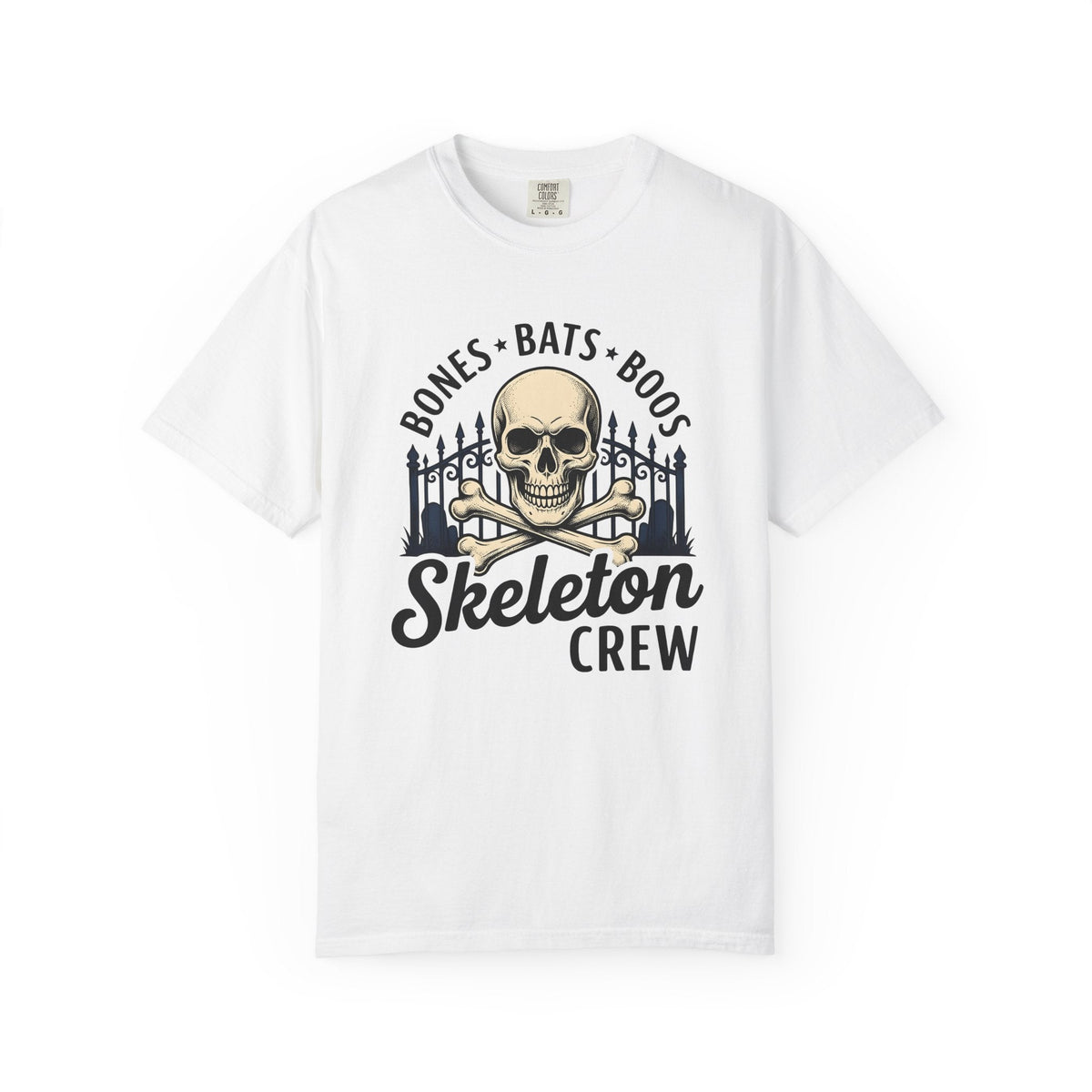 Skeleton Crossbones Shirt Halloween Gothic Unisex Gift product image 1