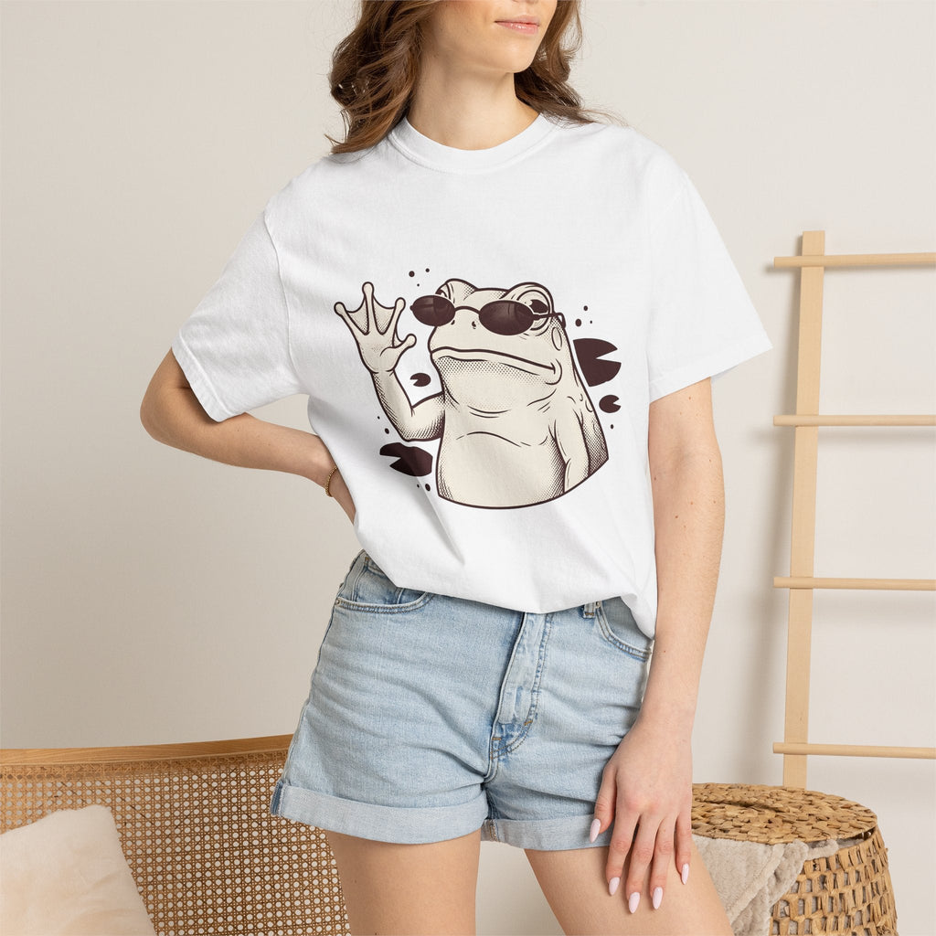 Frog Shades Shirt Cute Pet Unisex Gift Vintage Tee Toad product image 6