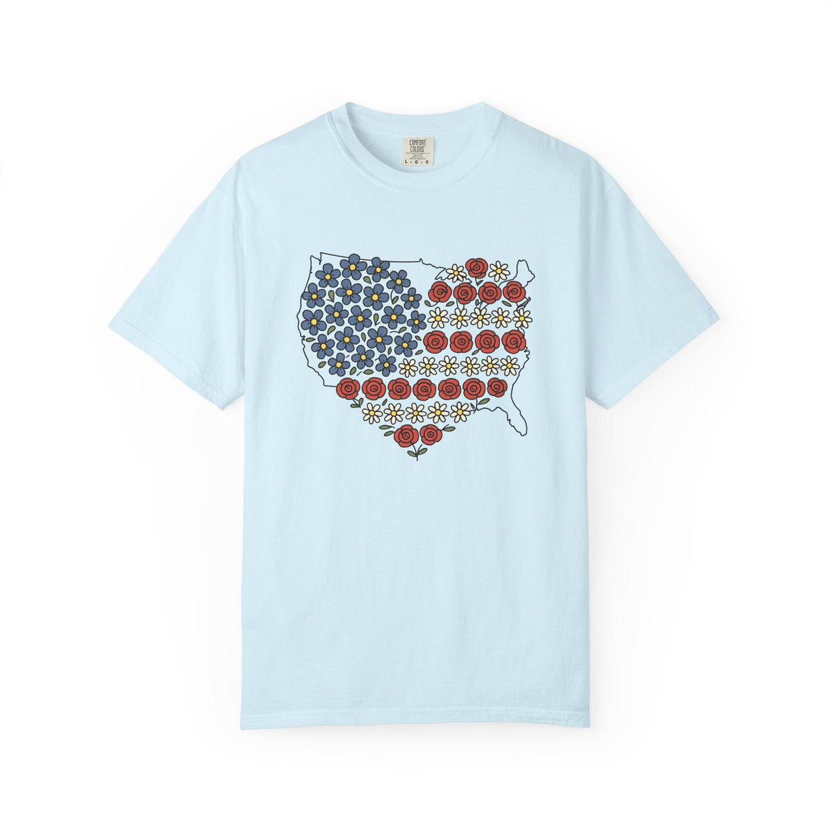 United States Floral Shirt 4th Of July Freedom Unisex Gift product image 2
