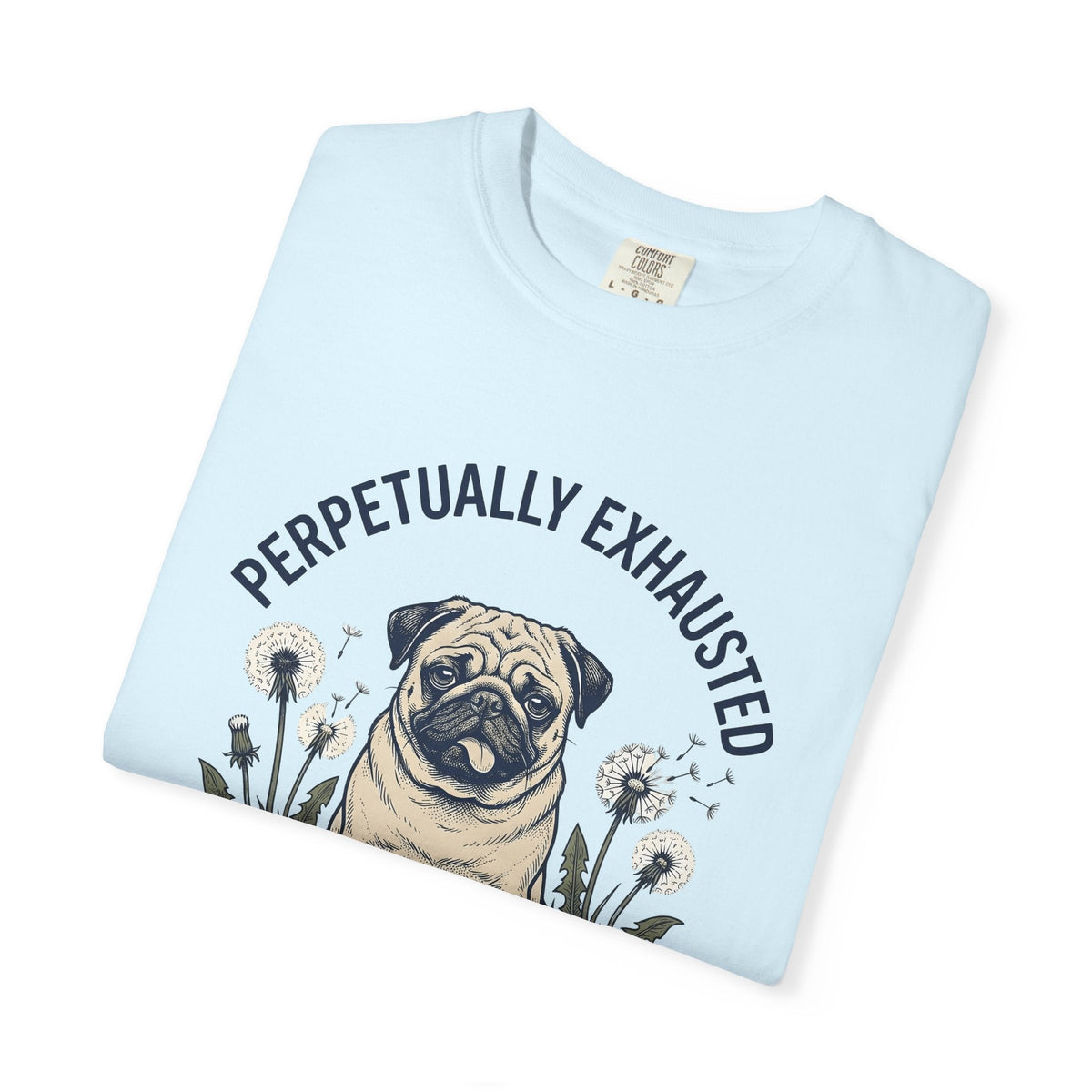 Pug Dog Shirt Humor Unisex Gift Hand Drawn Tee Puggle product image 8