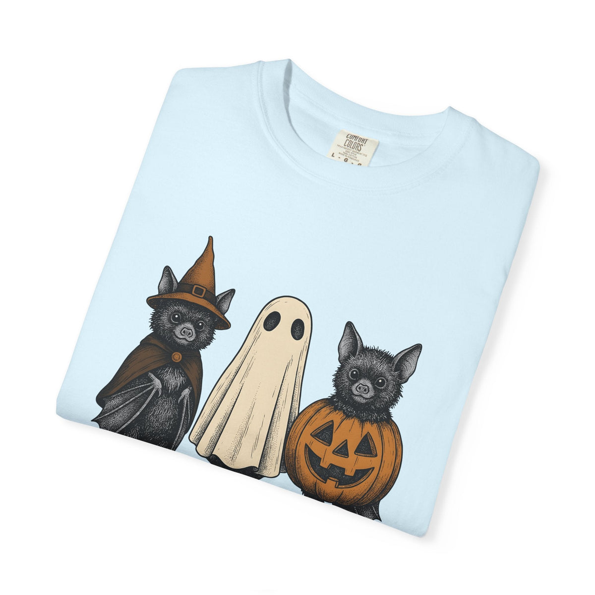 Bat Outfit Shirt Halloween Wildlife Unisex Gift Retro Tee product image 9