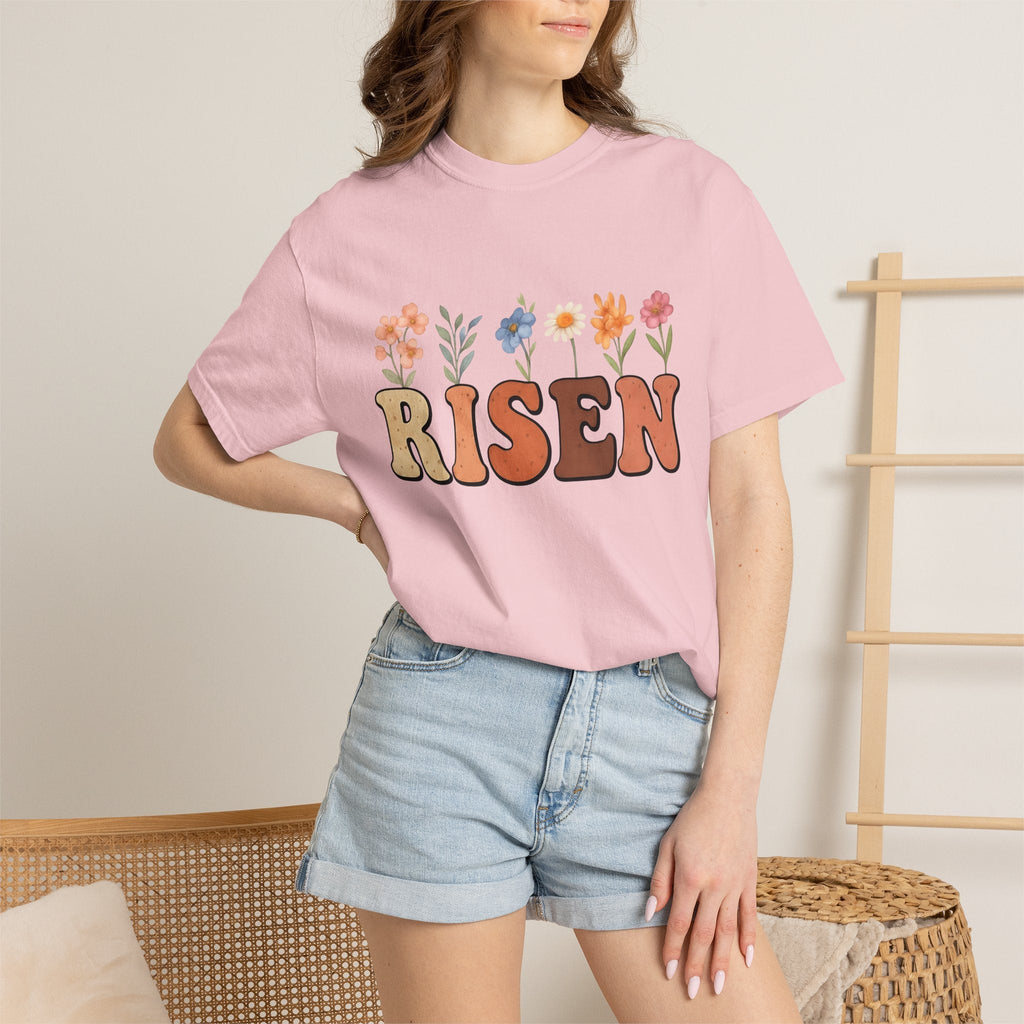 Floral Design Shirt Easter Belief Unisex Gift Painting Tee product image 12