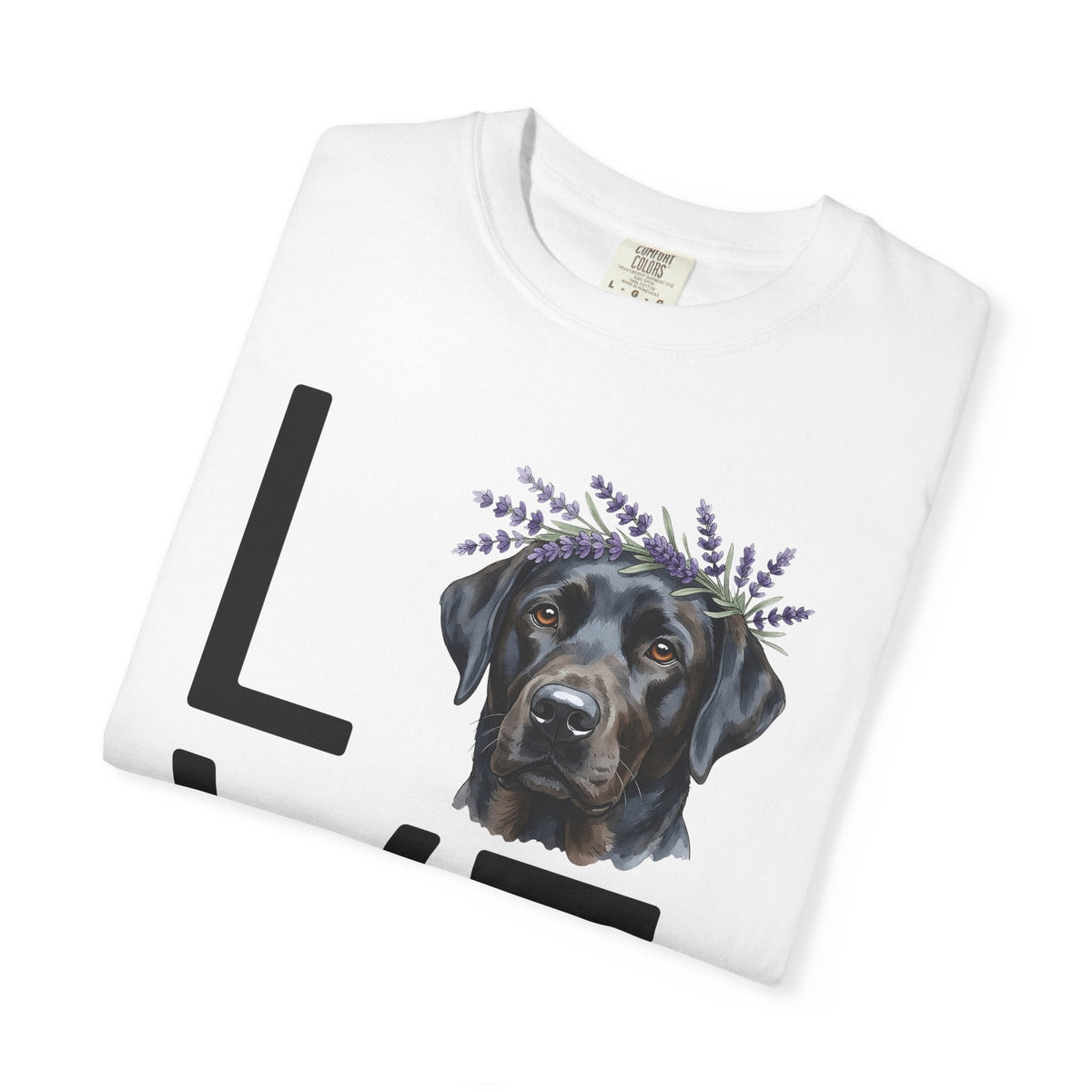 Labrador Dog Shirt Animals & Flowers Canine Unisex Gift product image 5