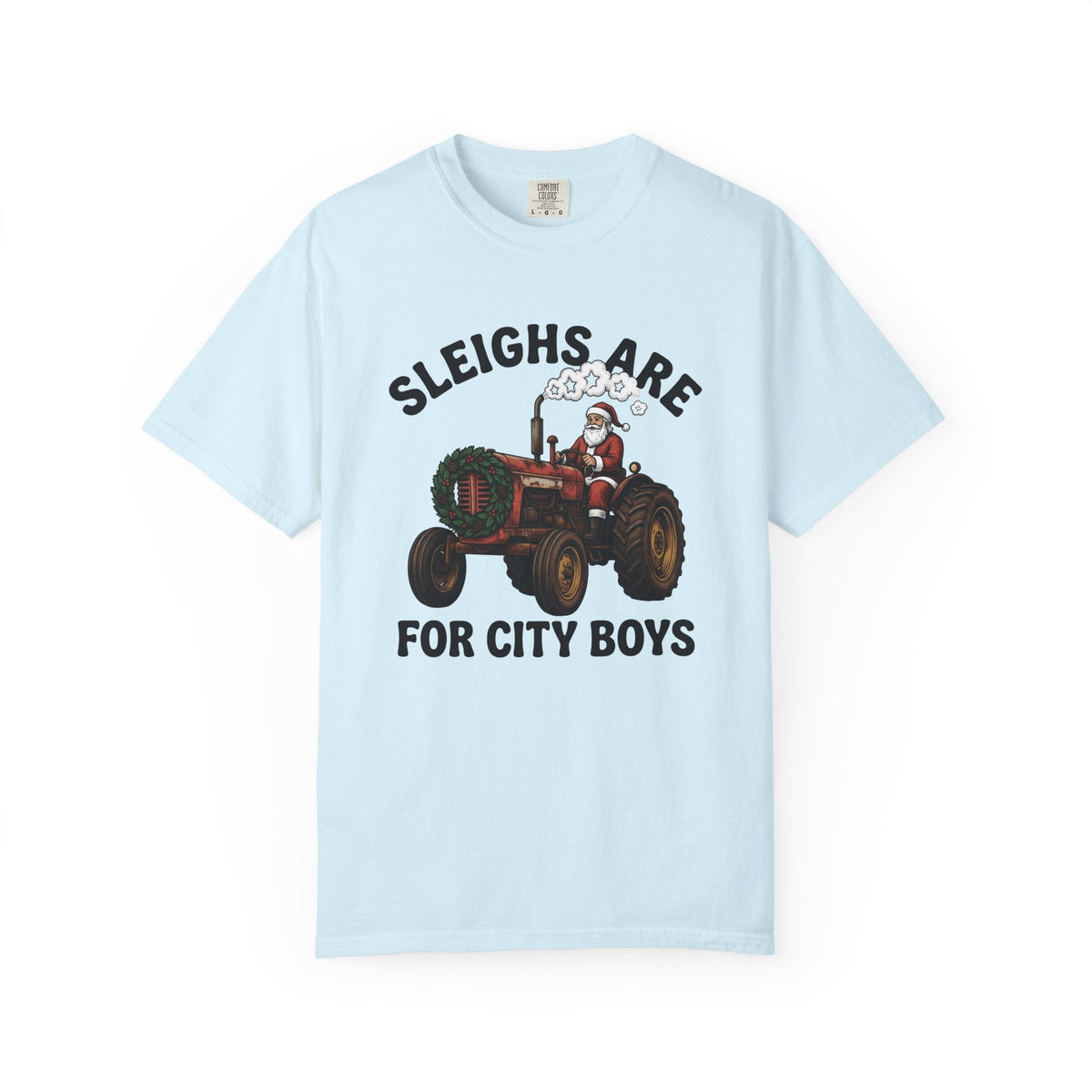 Santa Tractor Shirt Christmas Farming Unisex Gift Vintage product image 2