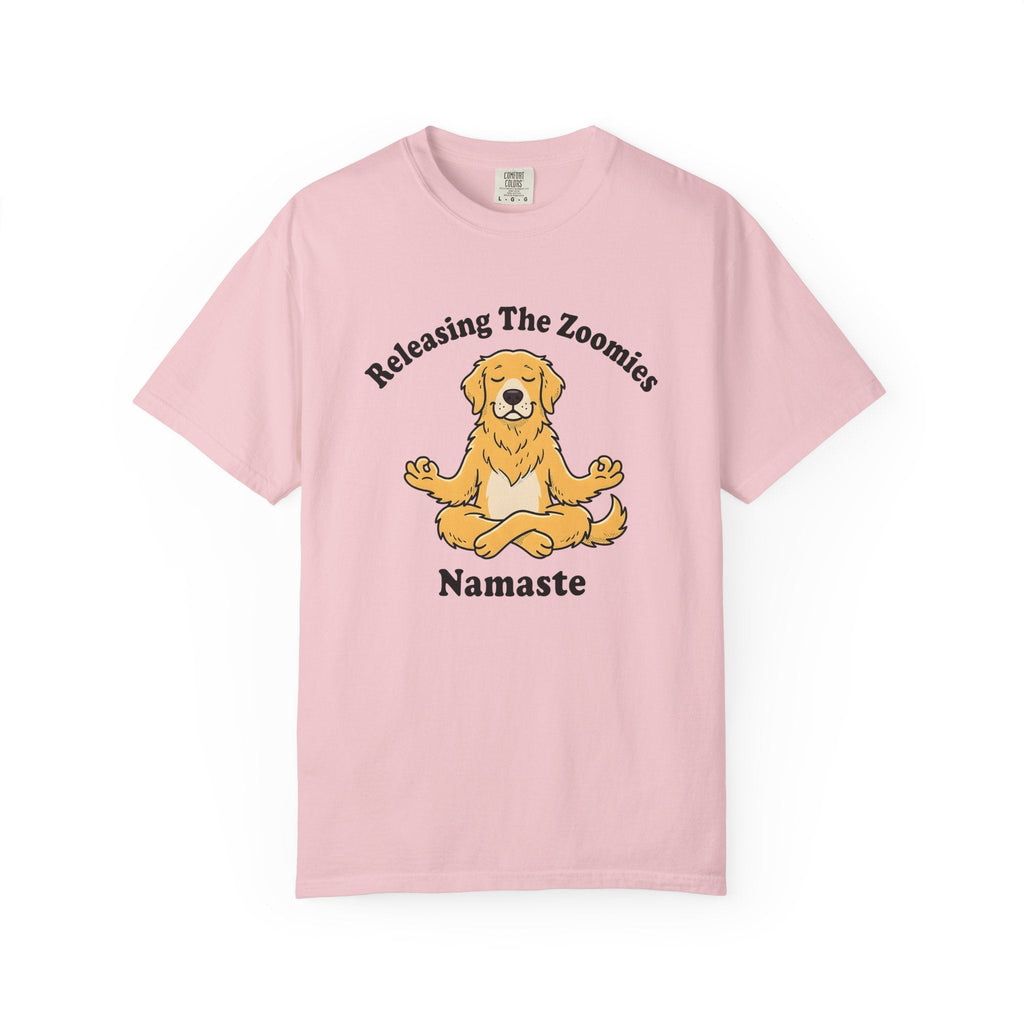 Zen Dog Shirt Yoga Fitness Unisex Gift Illustration Tee product image 3