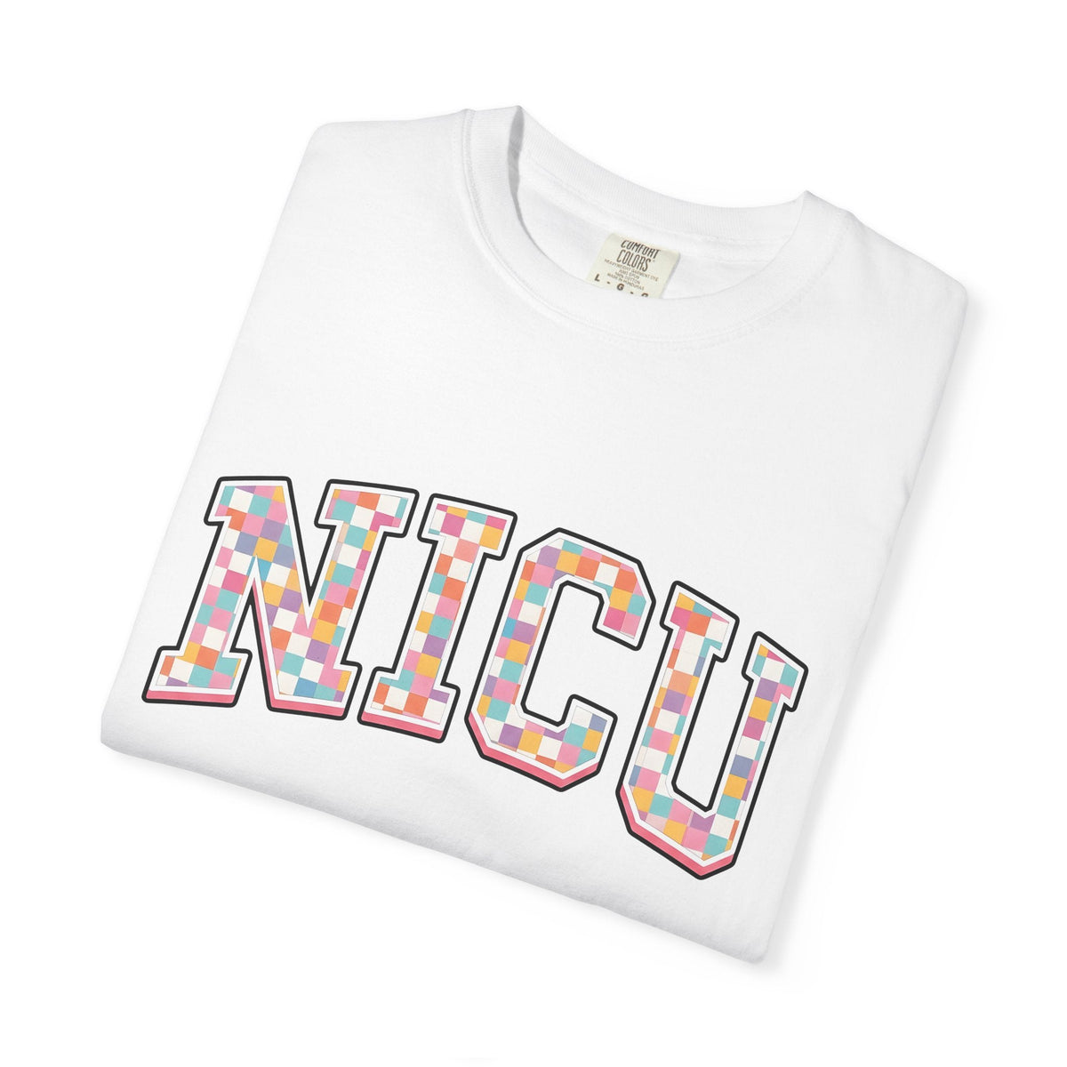 Block Lettering Design Shirt Nurses Clinic Gift Women Thick product image 5