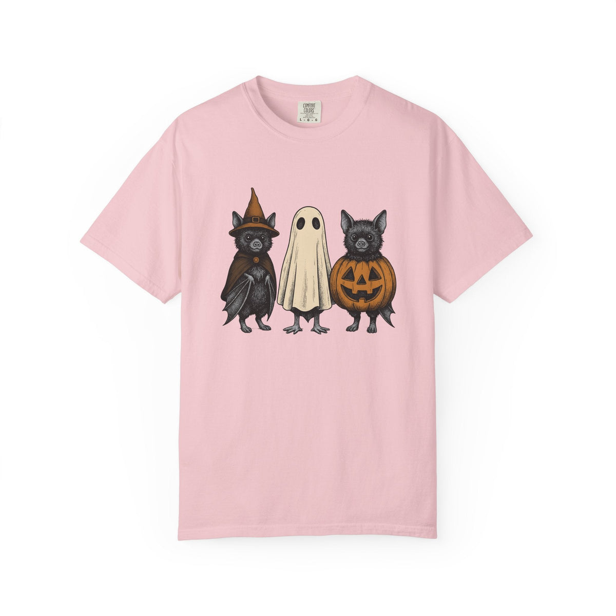 Bat Outfit Shirt Halloween Wildlife Unisex Gift Retro Tee product image 3