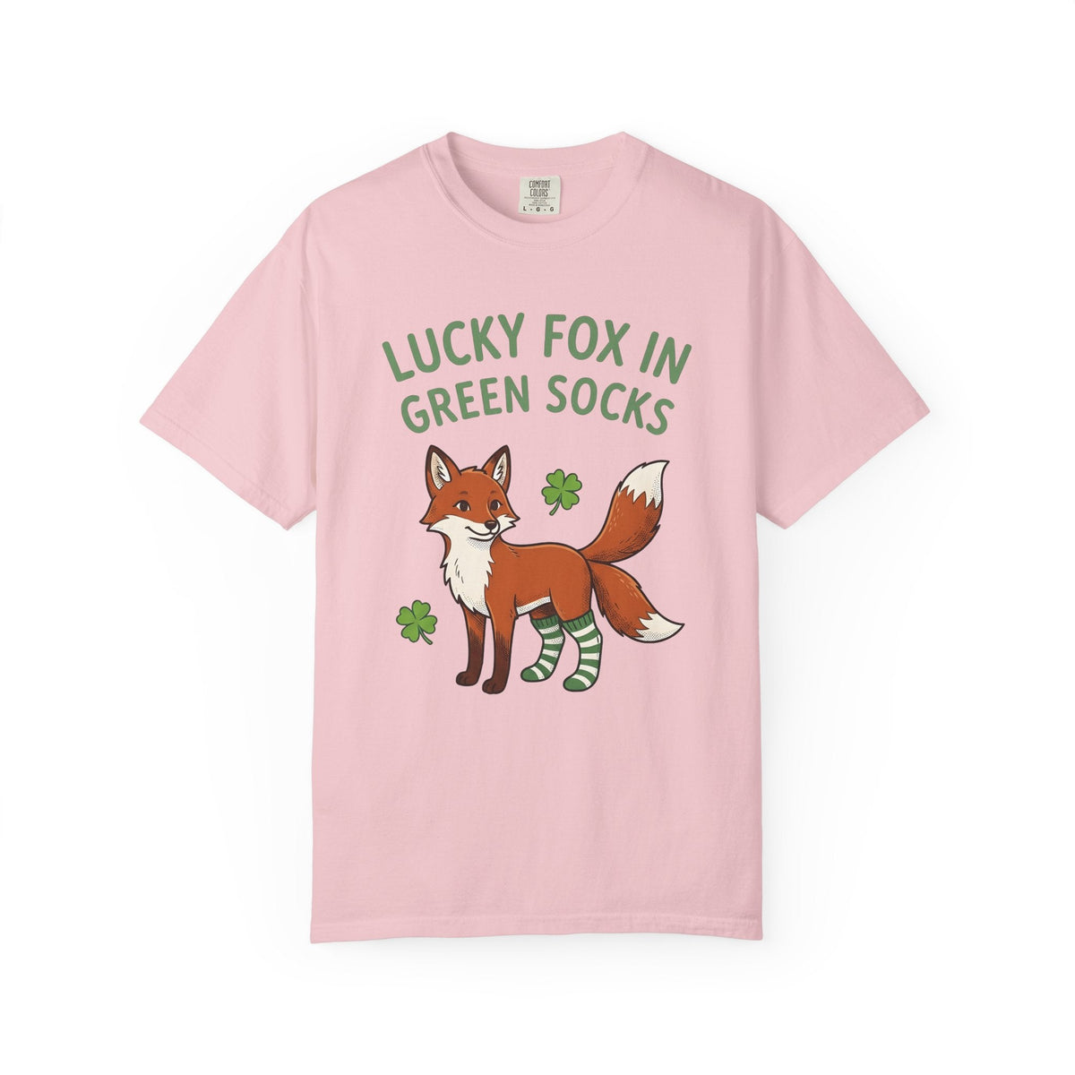 Fox Socks Shirt St Patrick's Day Creatures Unisex Gift Illustration Tee Socks