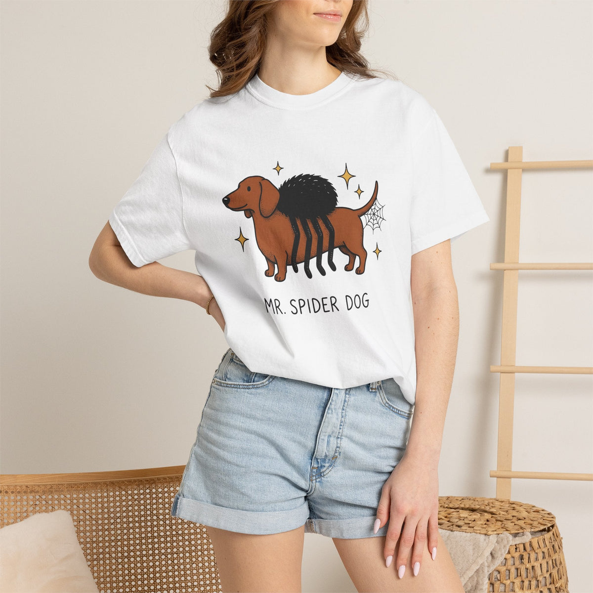 Dachshund Spider Costume Shirt Halloween Dog Unisex Gift product image 6