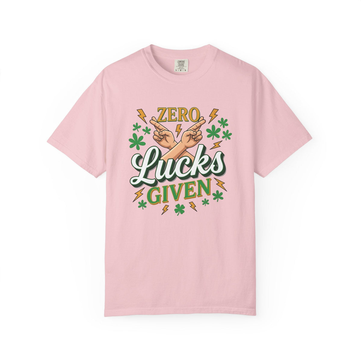 Crossed Fingers Shirt St Patrick's Day Jokes Gift Women product image 3