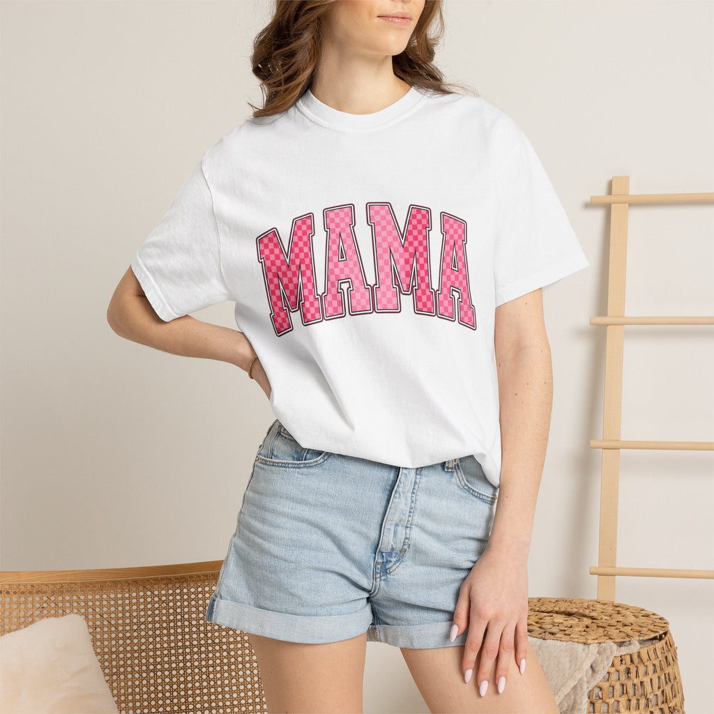 Pink Checkered Lettering Shirt Mom Household Gift for Women product image 6
