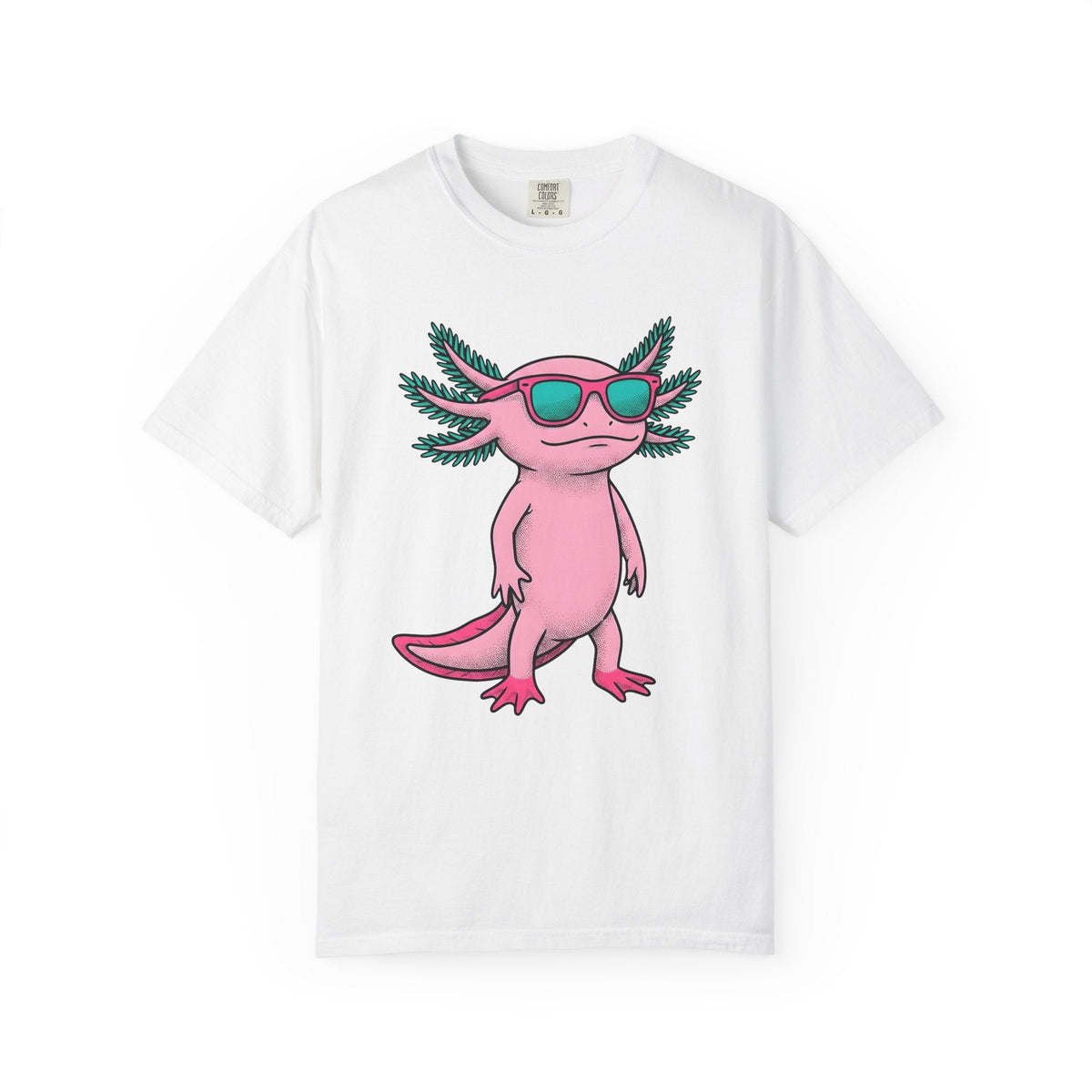 Axolotl Glasses Shirt Animals Satire Unisex Gift Animated product image 1