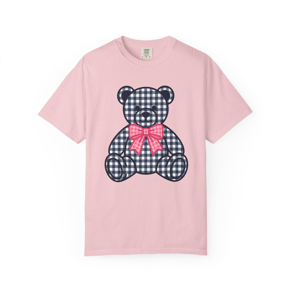 Plaid Teddy Bear Shirt Cute Animal Unisex Gift Kawaii Tee product image 3