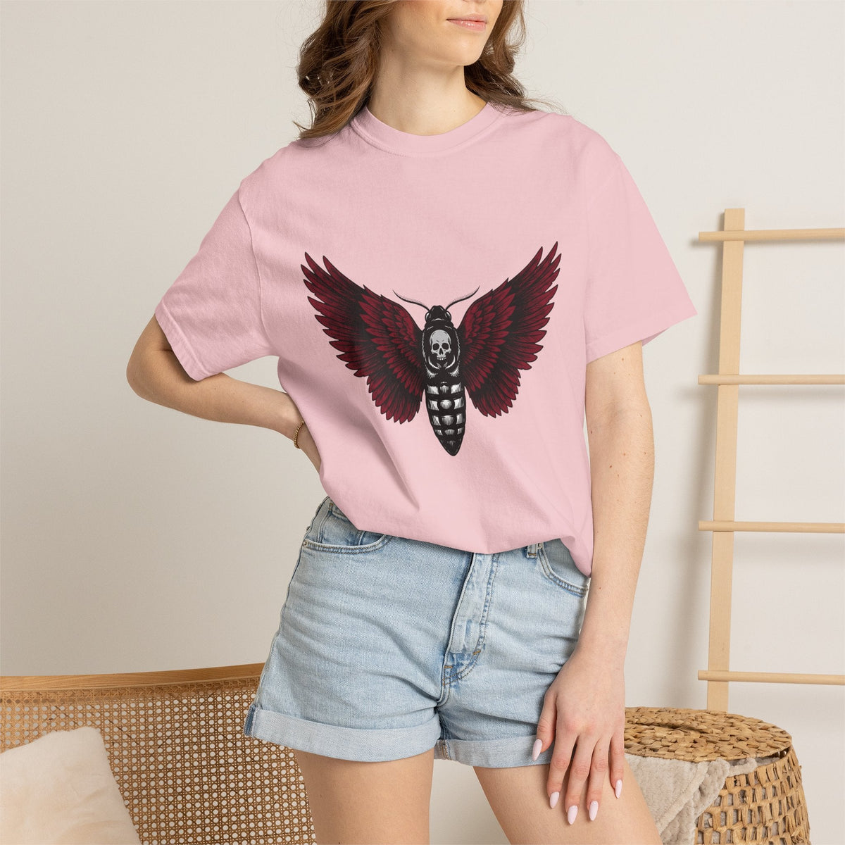 Doom Moth Shirt Gothic Paranormal Gift Women Eerie Tee product image 13