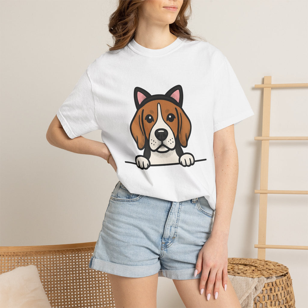 Beagle Puppy Shirt Dog Animal Unisex Gift Comic Tee Hound product image 6