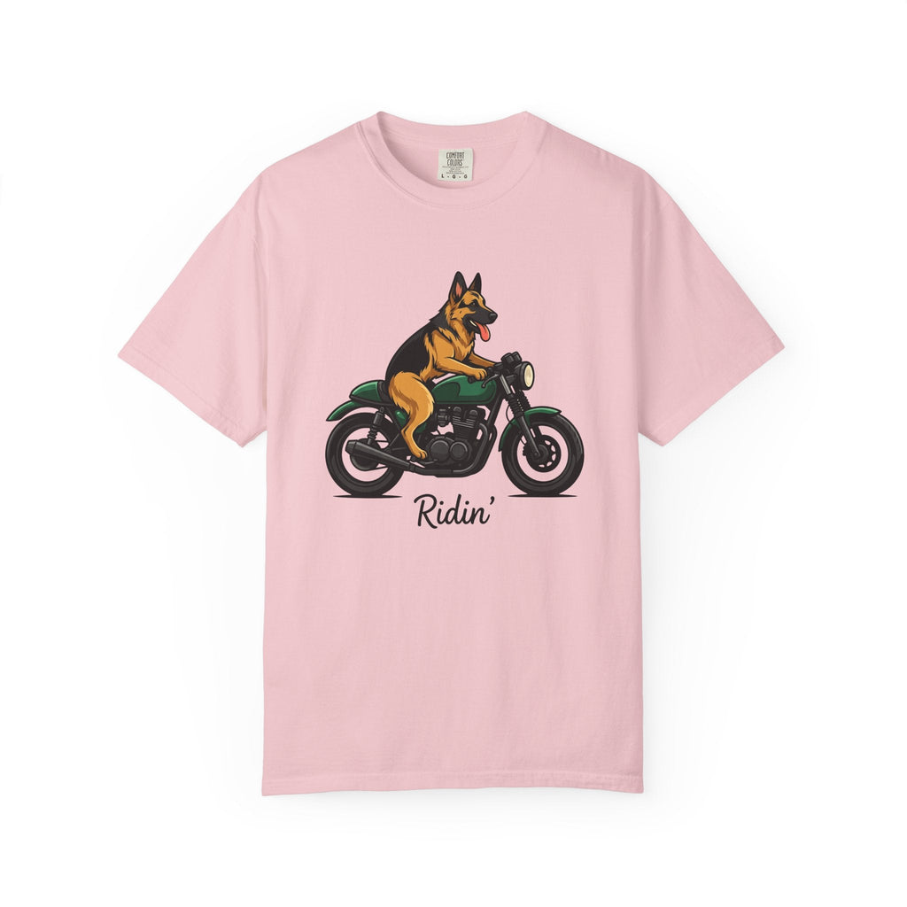 German Shepherd Motorcycle Shirt Dog Biker Gear Unisex Gift product image 3