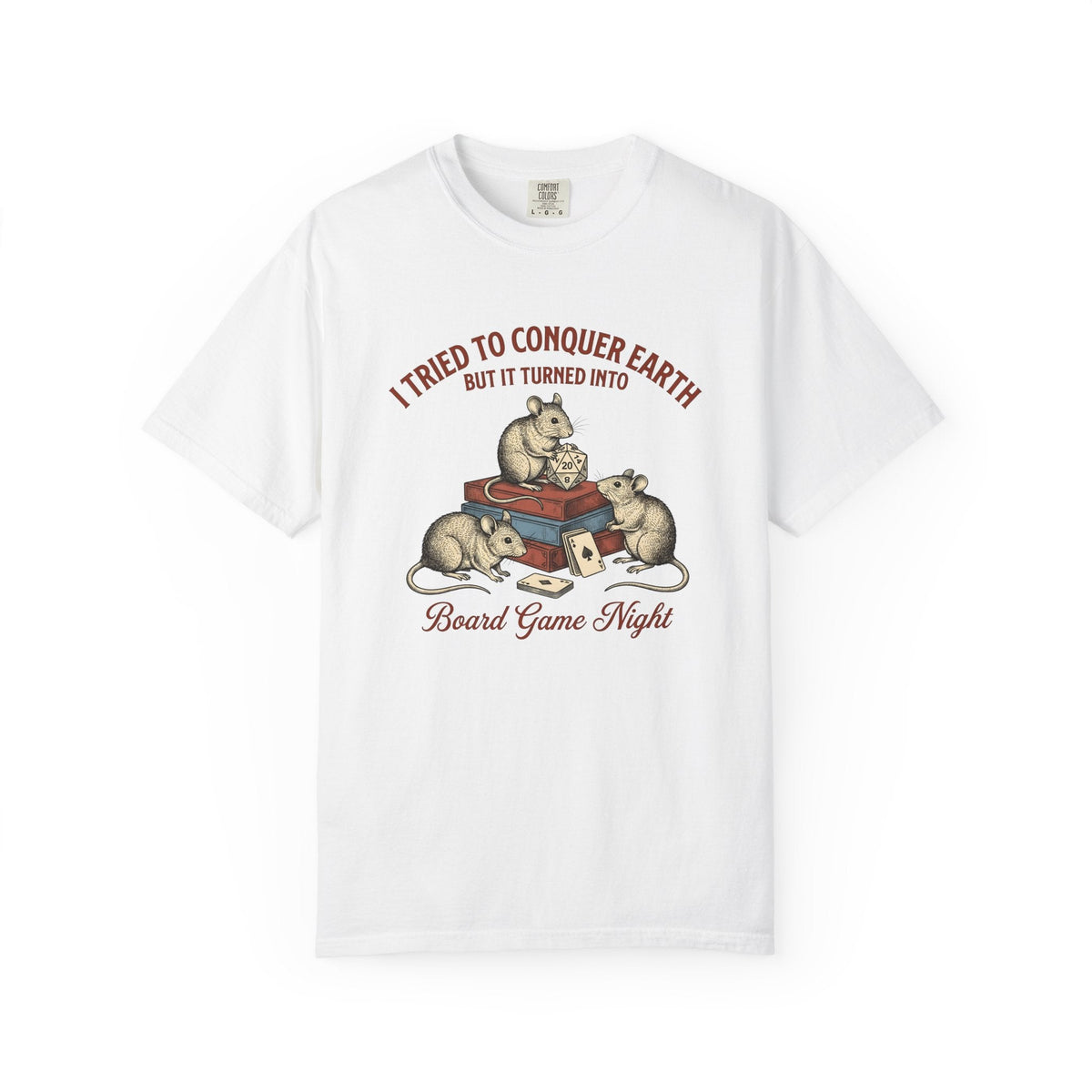 Mouse Trio Shirt Board Games Animals Unisex Gift Vintage product image 1
