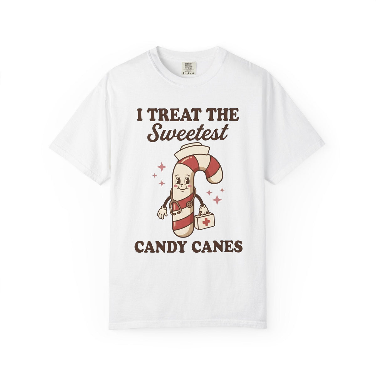 Nurse Candy Cane Shirt Christmas Hospital Unisex Gift Cute product image 1