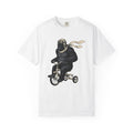 Ape Bike Shirt Animals Jokes Gift Women Retro Tee Monkey Bike T-Shirt Wildlife Fan Prank Graphic Tshirt Sketch Pilot Cap Tshirt