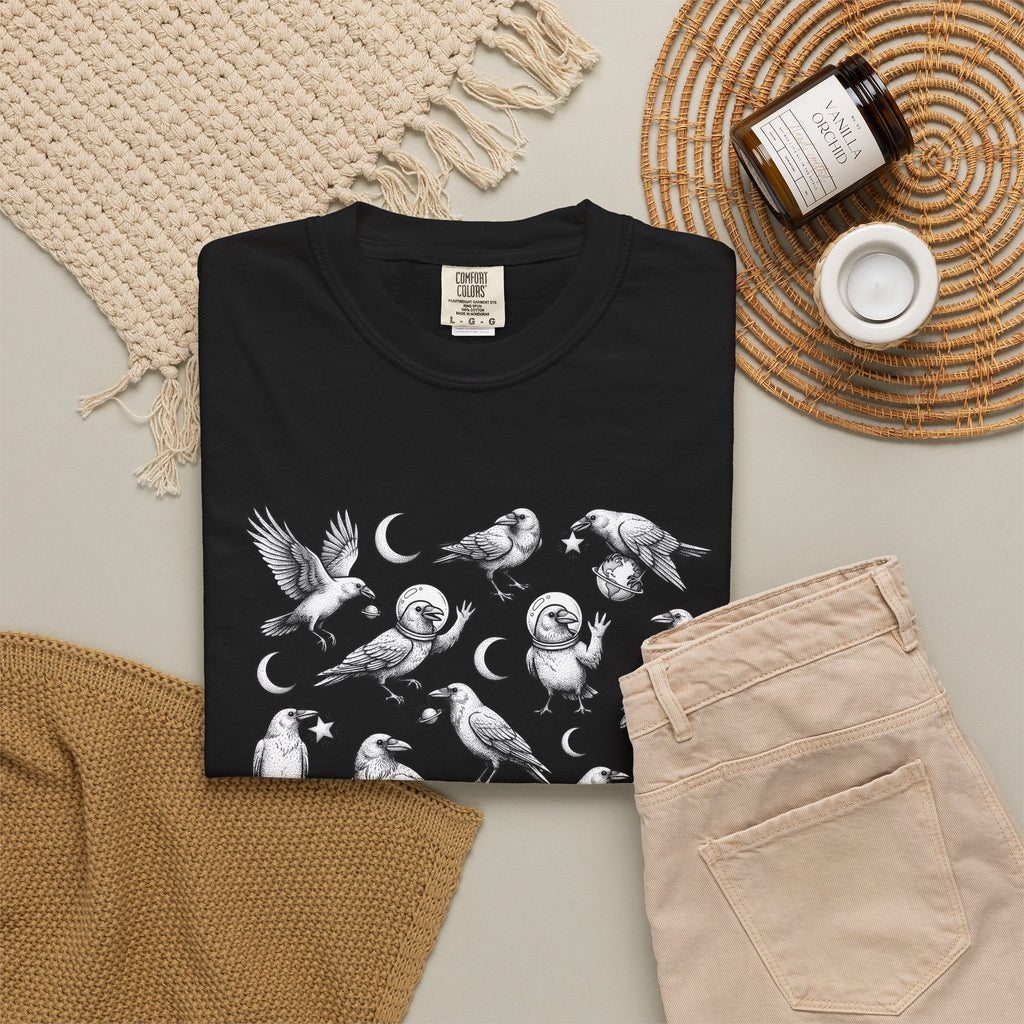 Raven Graphic Shirt Animals Gothic Unisex Gift Tattoo Style product image 16