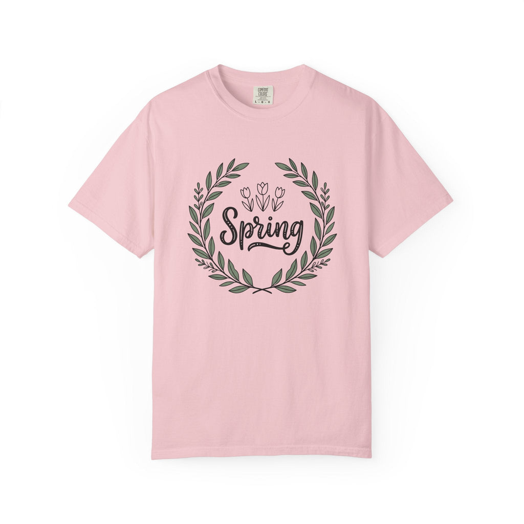 Flower Circle Shirt Spring Garden Unisex Gift Rustic Tee product image 3