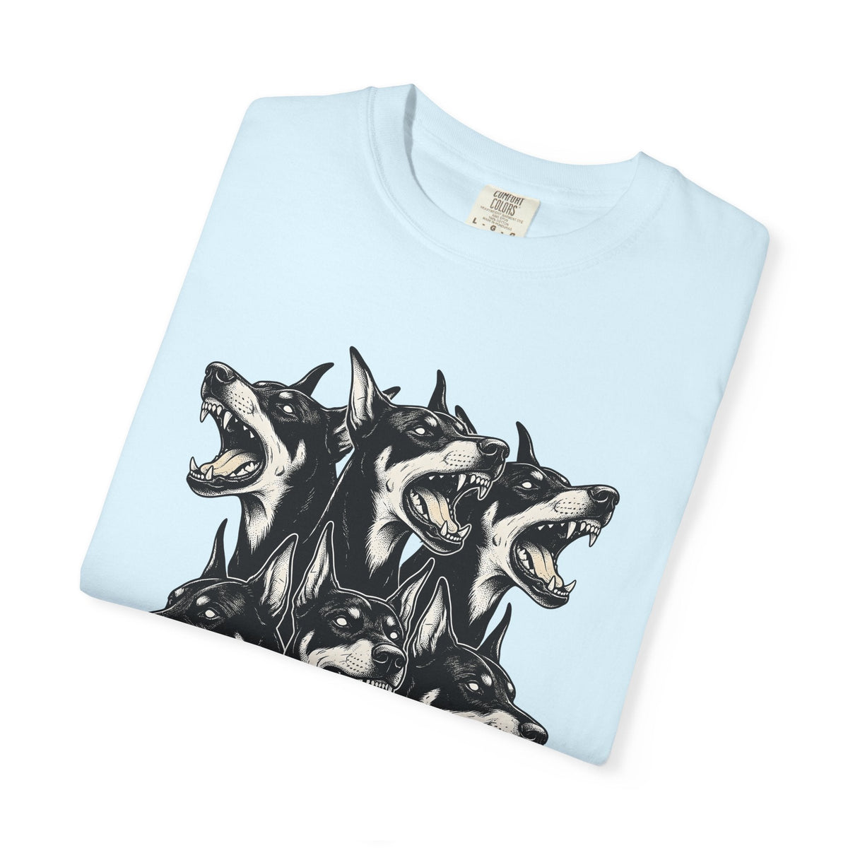 Doberman Puppy Shirt Dog Goth Unisex Gift Old School Tee product image 8