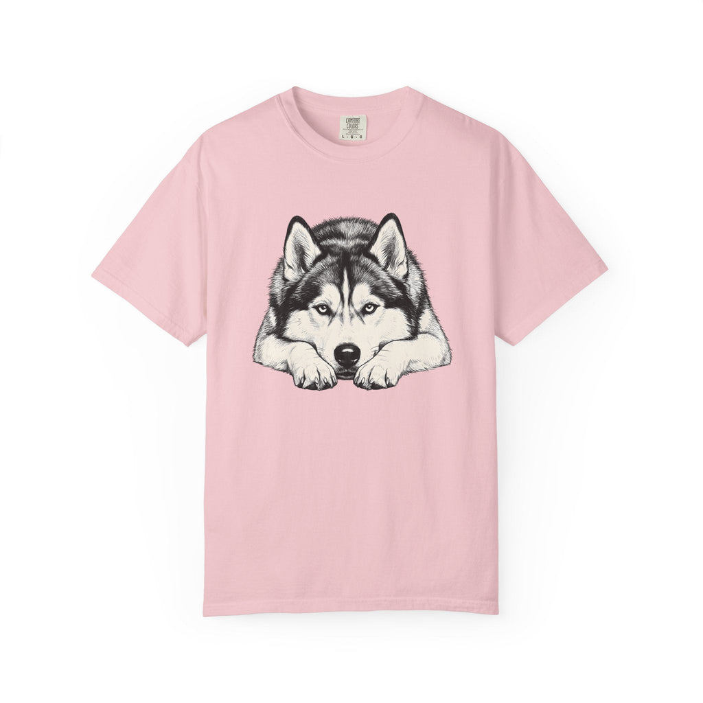 Husky Dog Shirt Pet Unisex Gift Hand Drawn Tee Siberian product image 3