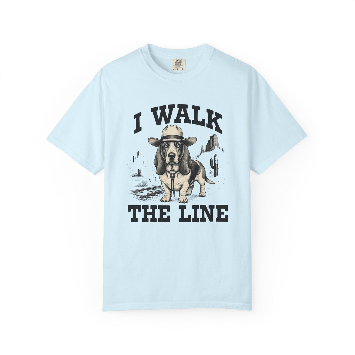 Basset Hound Cowboy Shirt Dog Gift Women Retro Tee T-Shirt product image 2