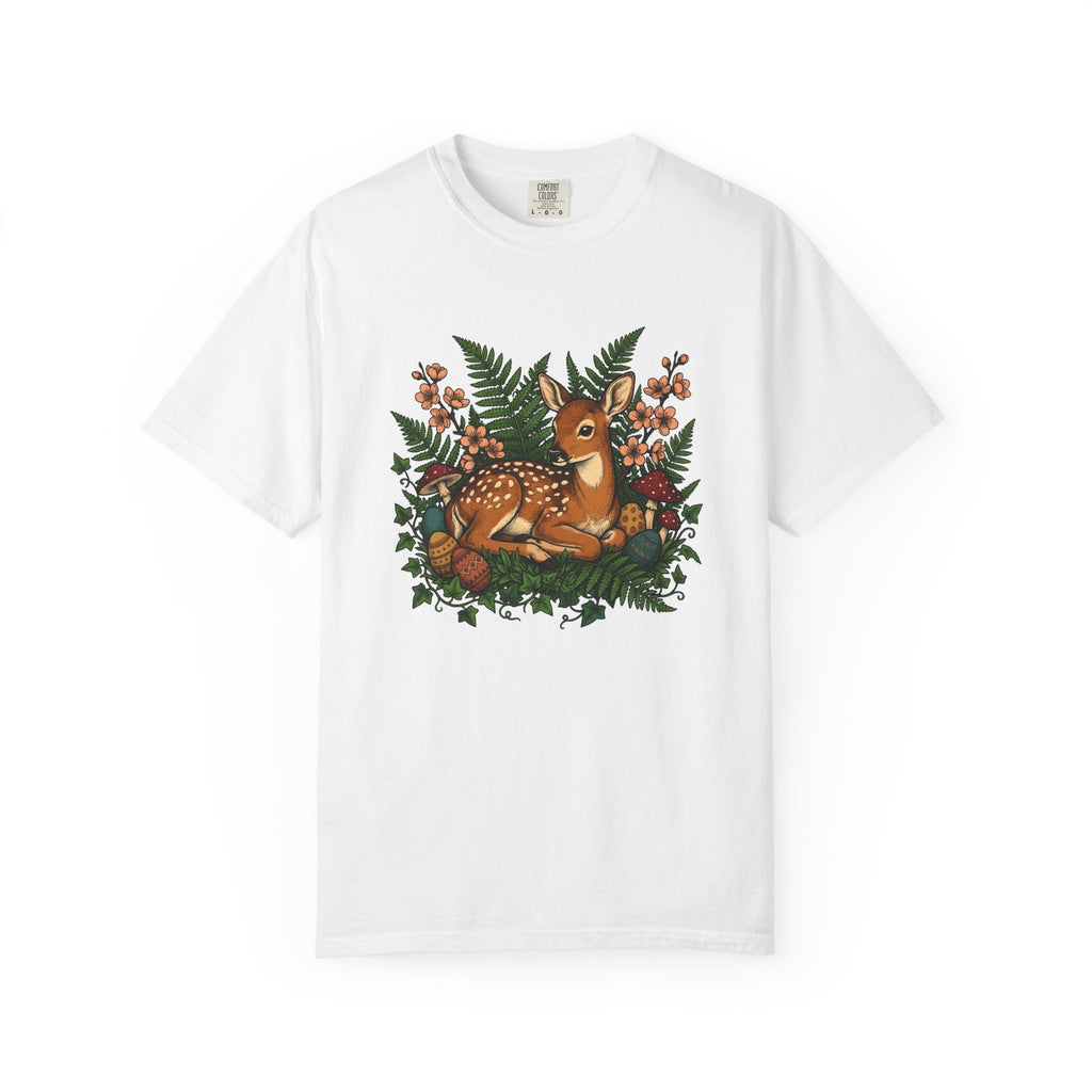 Doe Shirt Easter Trees Unisex Gift Leaf Tee Deer T-Shirt product image 1