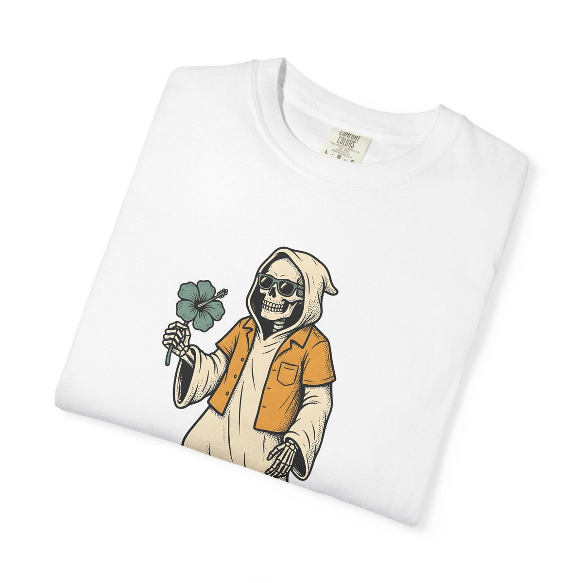 Skeleton Surfer Shirt Surfing Halloween Gift Women Tattoo product image 6