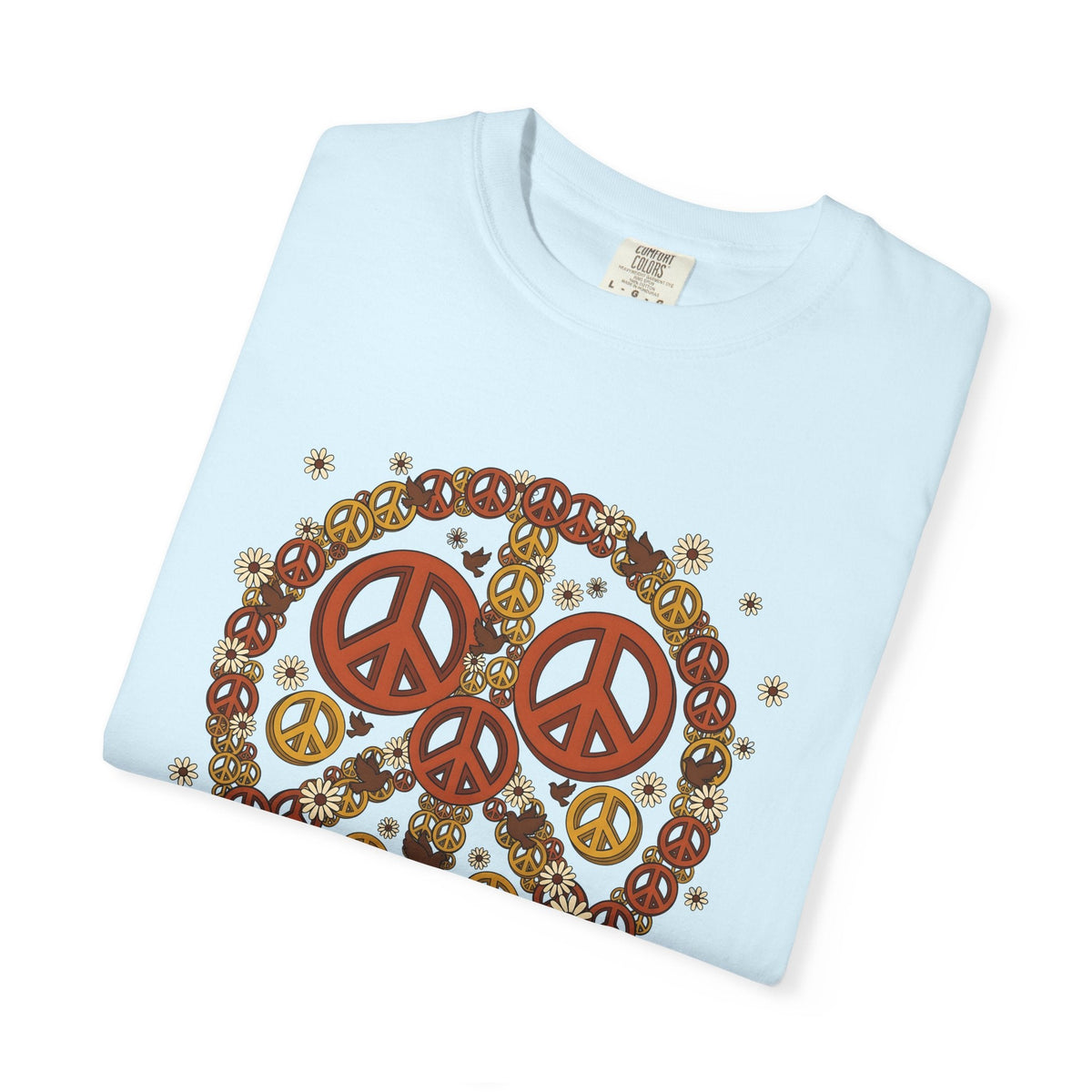 Peace Gesture Shirt Activism Unisex Gift Folk Tee Hand Sign product image 8