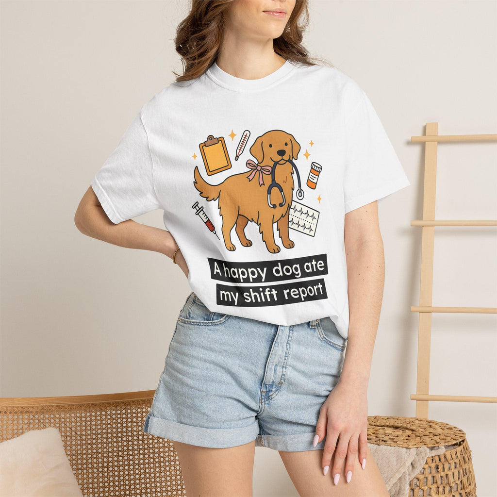 Retriever Dog Shirt Nurse Puppy Fan Unisex Gift Hand Drawn product image 6