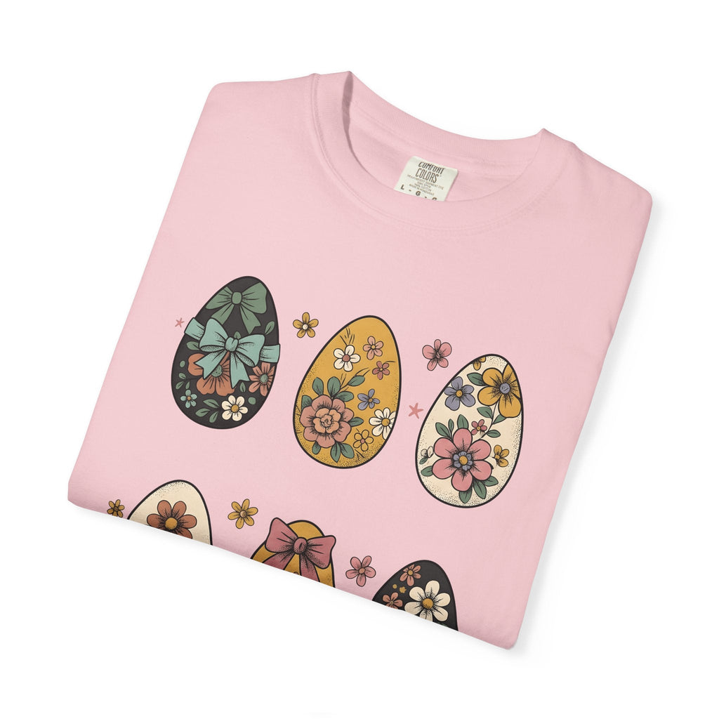 Flower Eggs Shirt Easter Garden Unisex Gift Hippie Tee Egg product image 11