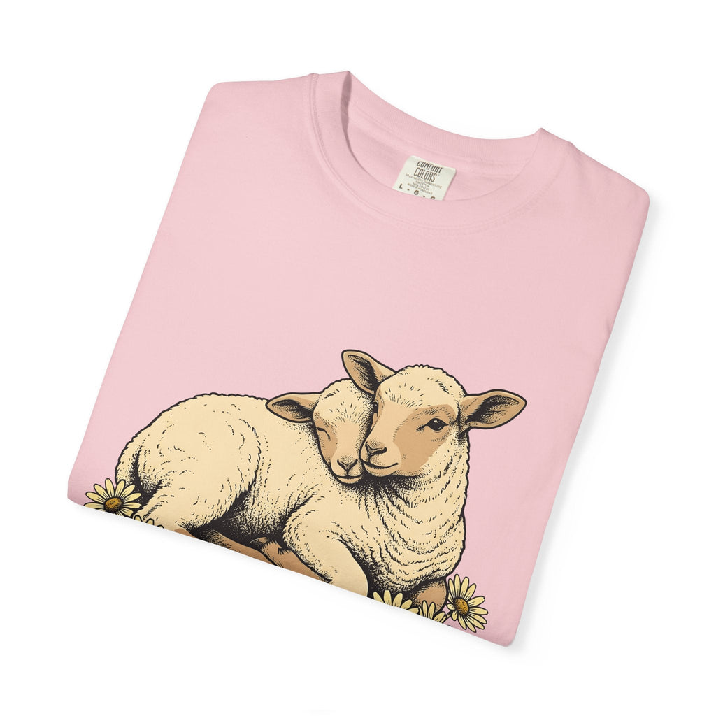 Young Lambs Shirt Easter Pets Unisex Gift Line Art Tee Lamb product image 11