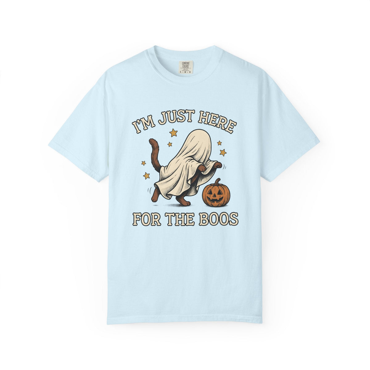 Cat Ghost Shirt Halloween Unisex Gift Vintage Tee Specter product image 2