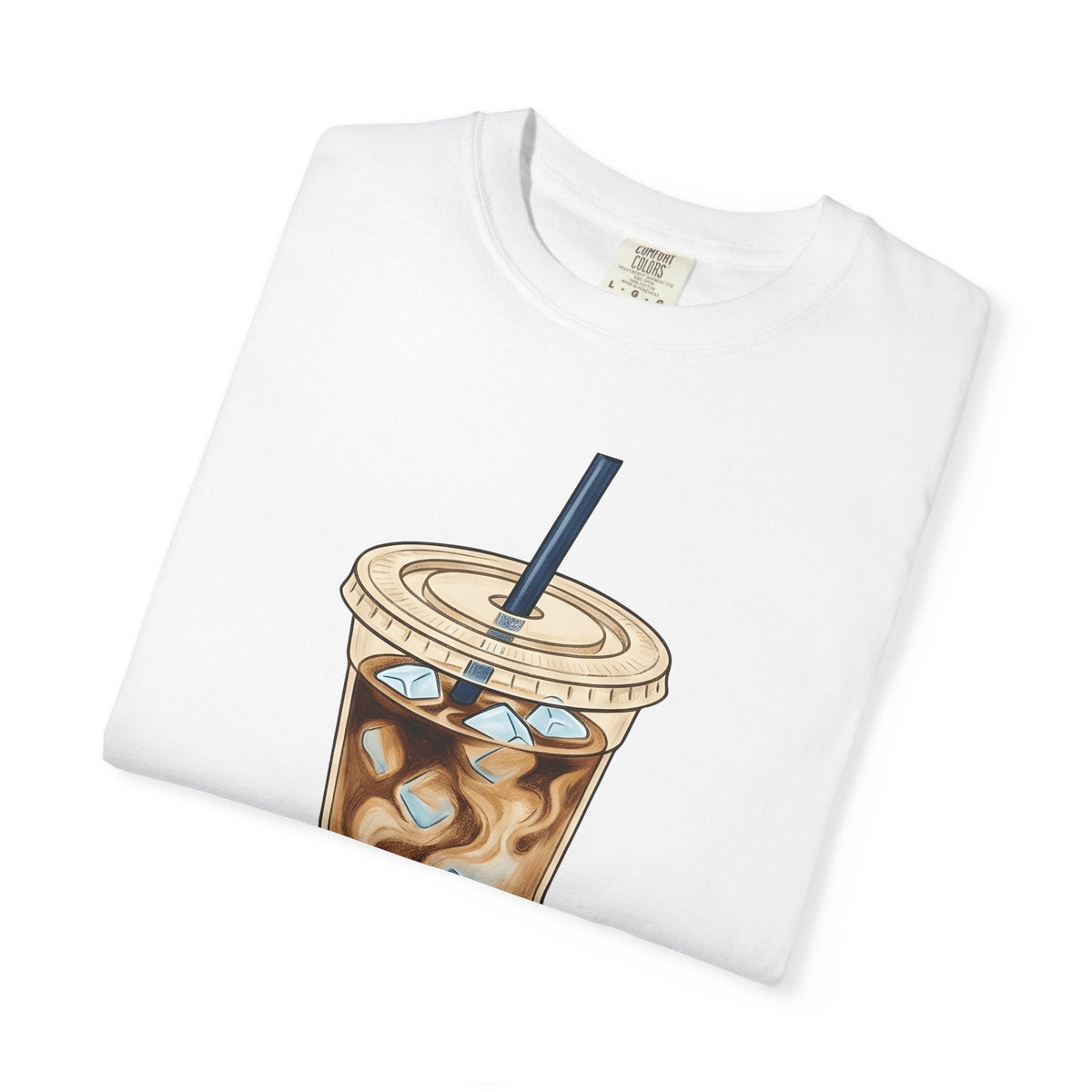 Cold Coffee Cup Shirt Coffee Gourmet Unisex Gift Comic Tee Coffee Mug T-Shirt