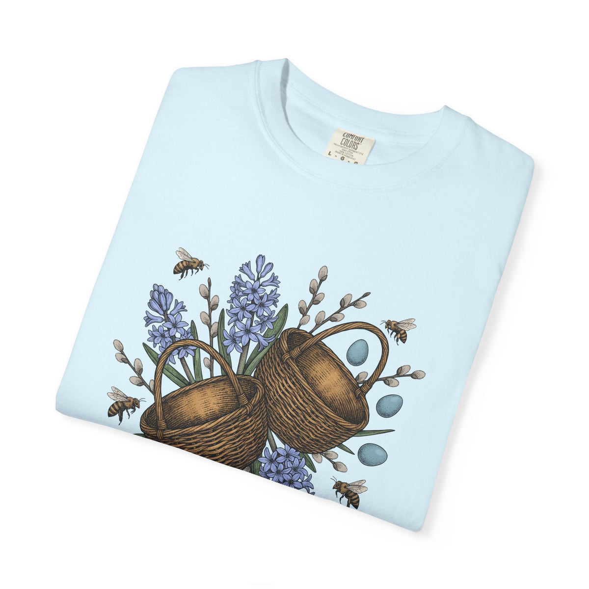 Rattan Basket Shirt Easter Plants Unisex Gift Flower Tee product image 8