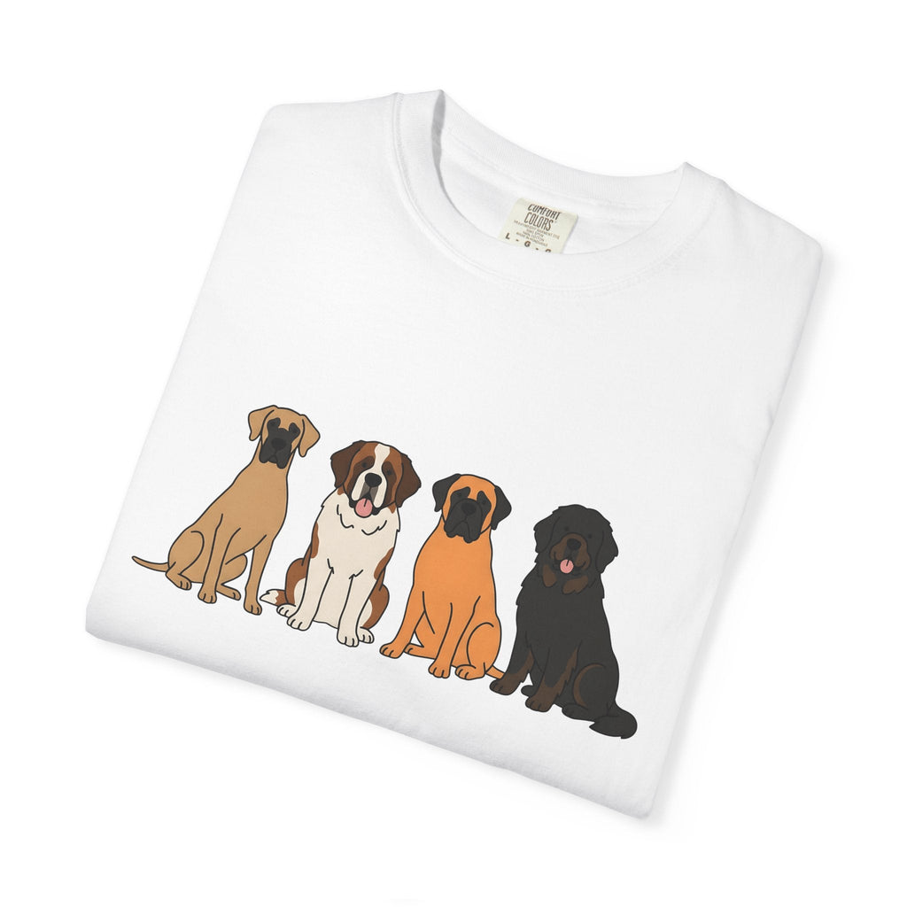 Giant Dog Breeds Shirt Critters Gift Women Hand Drawn Tee product image 5